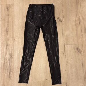 Jane and Bleecker Black Faux Leather Leggings